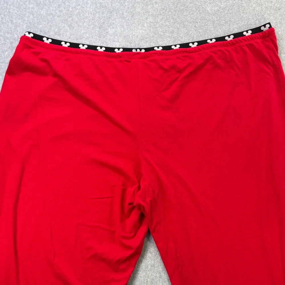 Disney Mickey Mouse Red Sleep Pants Women’s Plus 3X‎ Lounge Pajama Bottoms